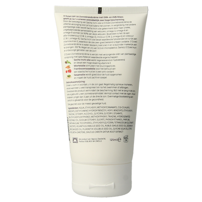 O' Zoleil Zonnebrandcreme SPF50 125.00 Milliliter