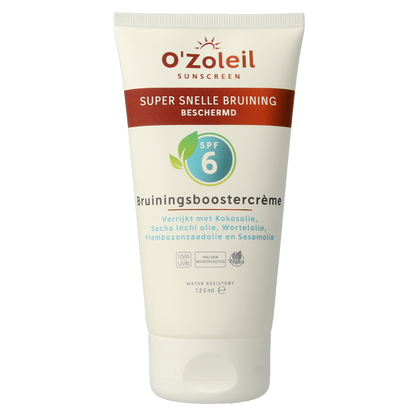 O' Zoleil Bruiningsbooster creme SPF6 125.00 Milliliter