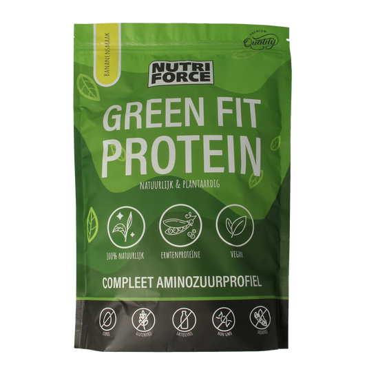 Nutriforce Green fit protein banaan 700.00 Gram