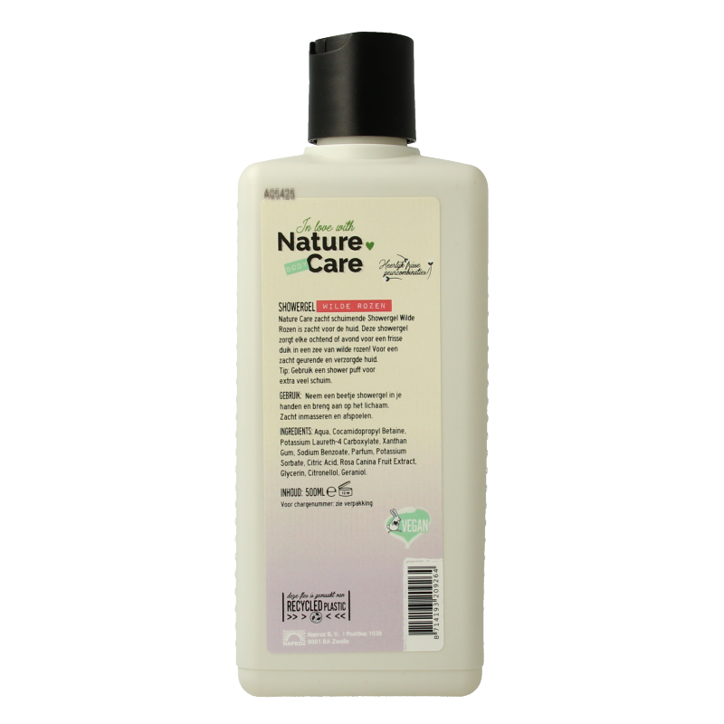 Nature Care Showergel wilde rozen 500 Milliliter