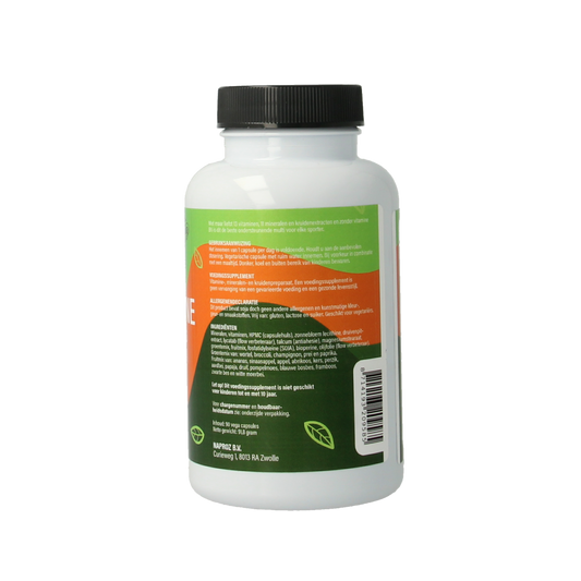 Nutriforce Liposomale multivitamine zonder vitamine B6 90.00 Vegetarische capsules