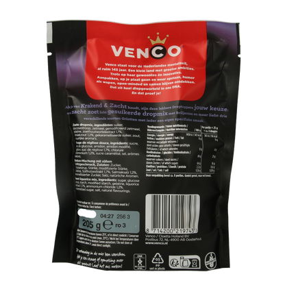 Venco Droptoppers krakend & zacht 205 Gram