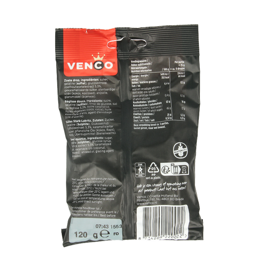 Venco Katjesdrop 120 Gram