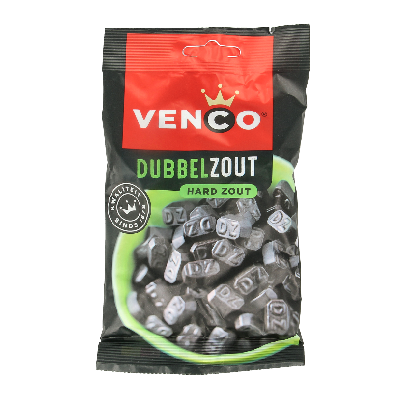 Venco Dubbel zoute drop 120 Gram