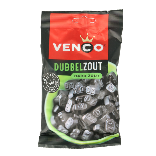 Venco Dubbel zoute drop 120 Gram