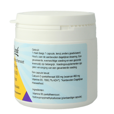 Clark Vitamine B5 pantotheenzuur 500mg 100 Vegetarische capsules