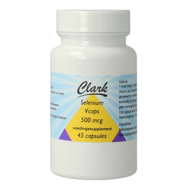 Clark Selenium 500mcg (Natrium Seleniet) 45 Capsules
