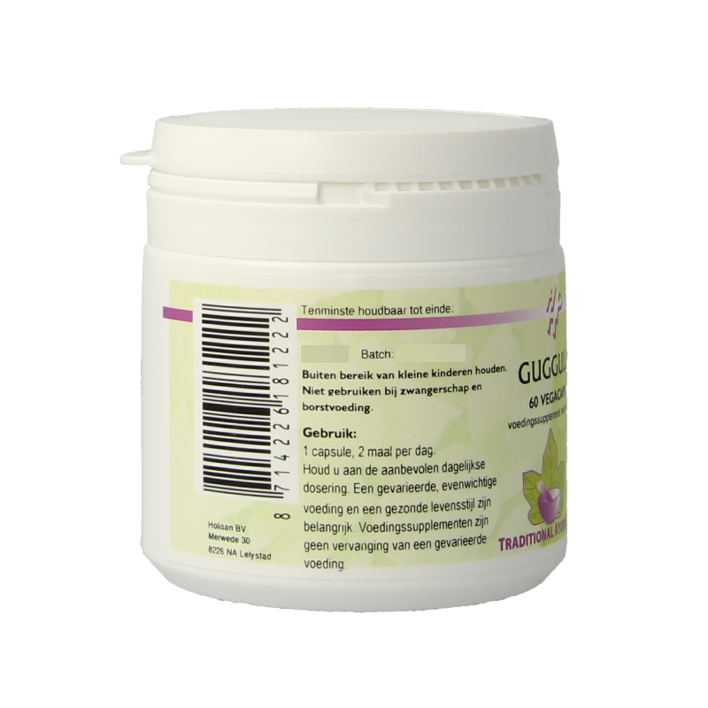 Holisan Guggulu 60 Vegetarische capsules