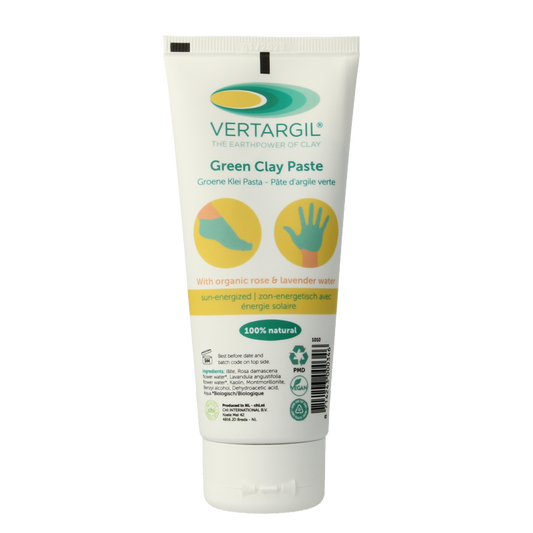 Vertargil Groene klei pasta in tube 100 Milliliter