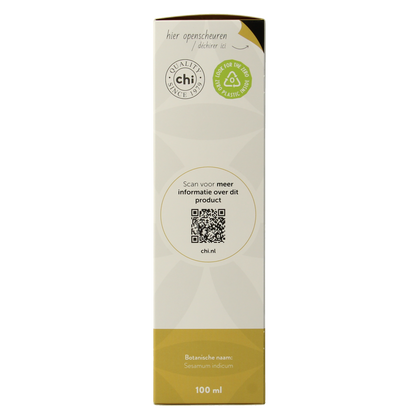 Chi Sesamzaad olie bio 100.00 Milliliter