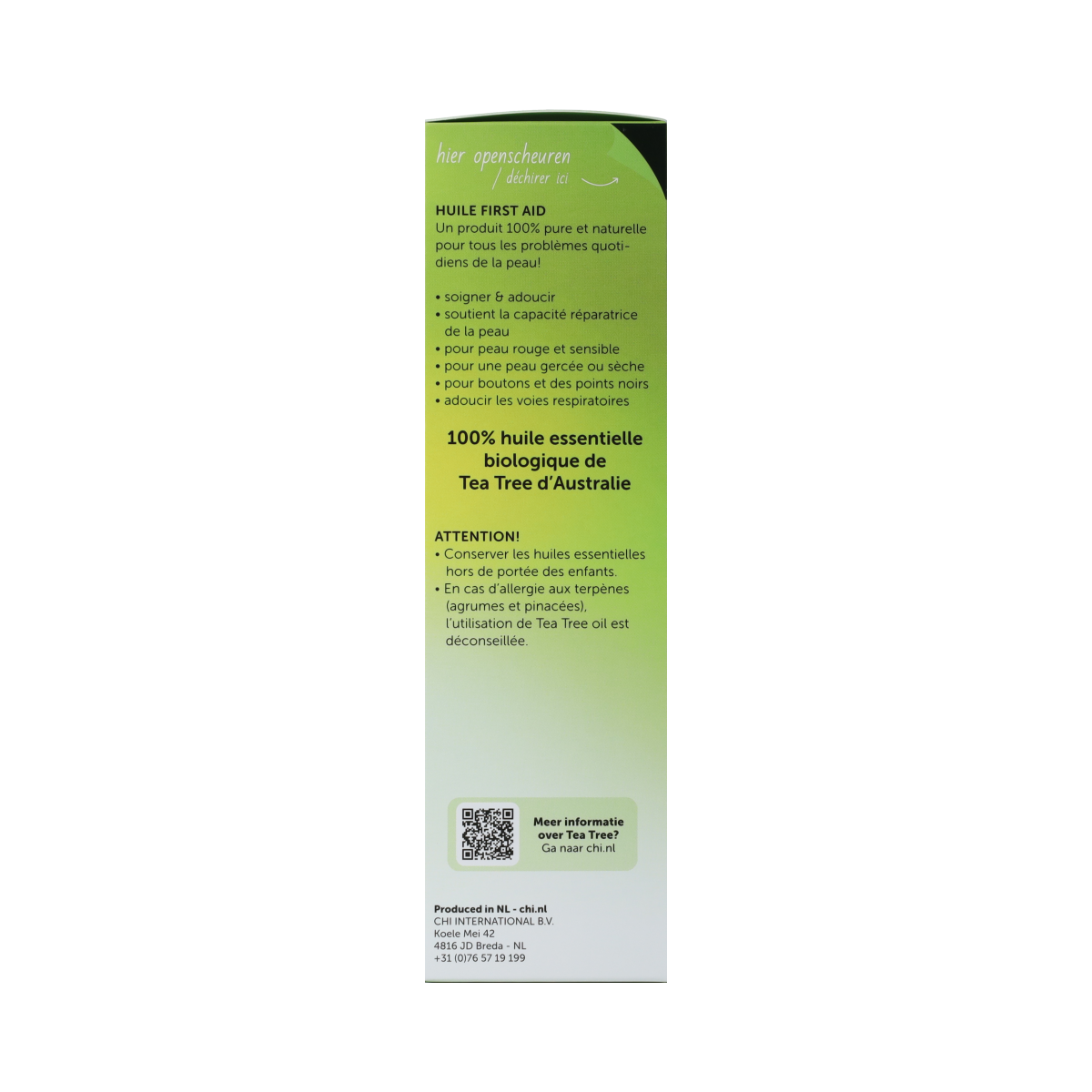 Chi Tea tree (eerste hulp) bio 100.00 Milliliter
