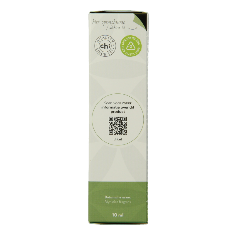 Chi Nootmuskaat olie eko bio 10 Milliliter