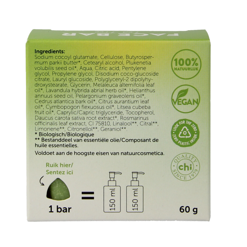 Chi Tea tree face bar 60 Gram