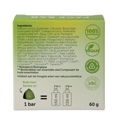 Chi Tea tree face bar 60.00 Gram