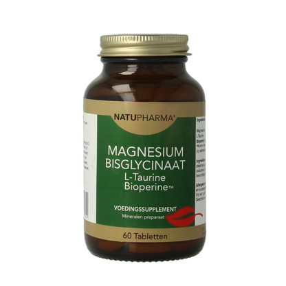 Natupharma Magnesium bisglycinaat 125mg 60.00 Tabletten