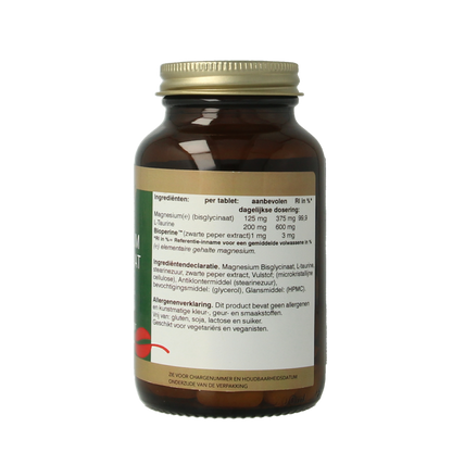 Natupharma Magnesium bisglycinaat 125mg 60.00 Tabletten