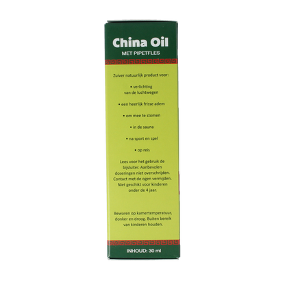 Natupharma China oil 30.00 Milliliter