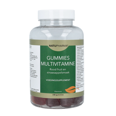 Natupharma Gummies multi vitamine roodfruit/sinaasappel 50 Gummies