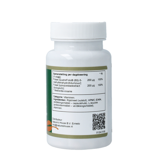 Natupharma Folaat 400ug quatrefolic 60.00 Stuks