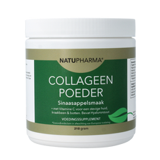 Natupharma Collageen poeder sinaasappelsmaak 210.00 Gram
