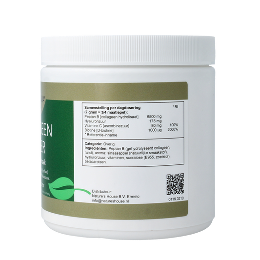 Natupharma Collageen poeder sinaasappelsmaak 210.00 Gram