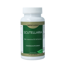 Natupharma Scutellaria vitamine B3 biotine 60.00 Capsules