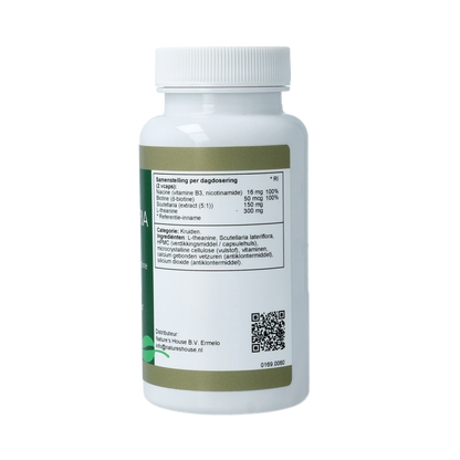 Natupharma Scutellaria vitamine B3 biotine 60.00 Capsules