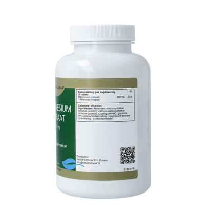 Natupharma Magnesium citraat 200mg 100.00 Tabletten