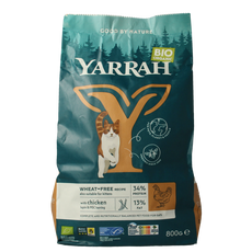 Yarrah Kattenvoer wheat-free bio 800.00 Gram