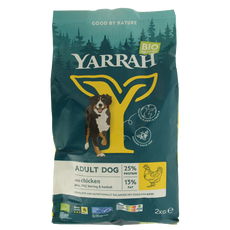 Yarrah Adult hondenvoer met kip bio MSC 2000.00 Gram