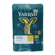 Yarrah Kat filet met kip in saus bio 85 Gram