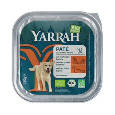 Yarrah Yarrah BIO Dog Pate with Duck & Seaweed 150g 150.00 Gram
