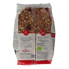 De Halm Muesli krokant bosvruchten bio  500.00 Gram