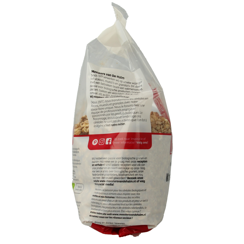 De Halm Krokante muesli rozijn bio 500 Gram