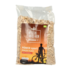 De Halm Muesli energie power sport bio 1.00 Kilogram