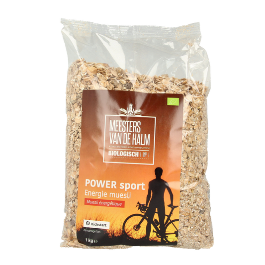De Halm Muesli energie power sport bio 1 Kilogram