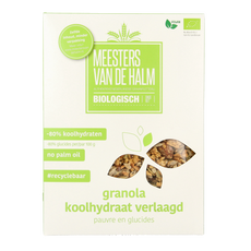 De Halm Granola koolhydraat verlaagd bio 350.00 Gram