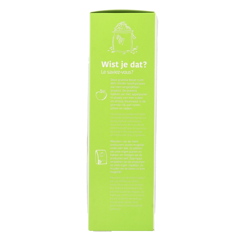 De Halm Granola koolhydraat verlaagd bio 350 Gram