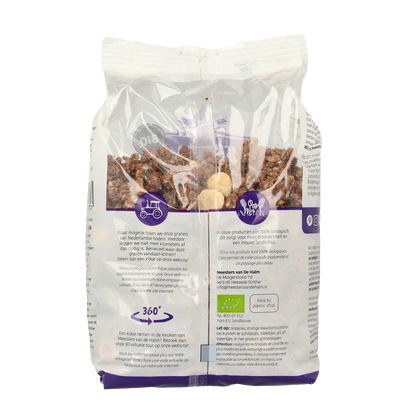 De Halm Granola choco/hazelnoot bio 450.00 Gram