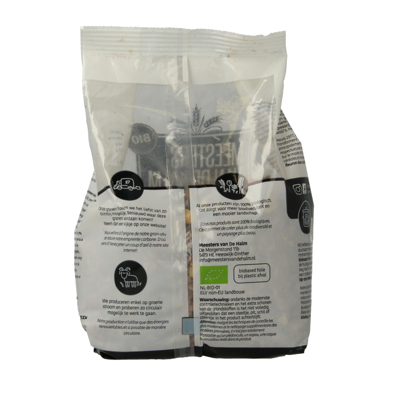 De Halm Ovengebakken mix chocolade en amandel bio 400 Gram