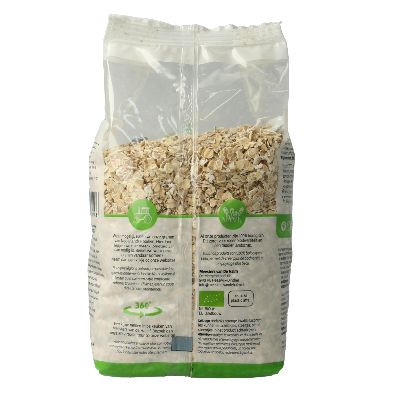 De Halm Havermout bio 500 Gram