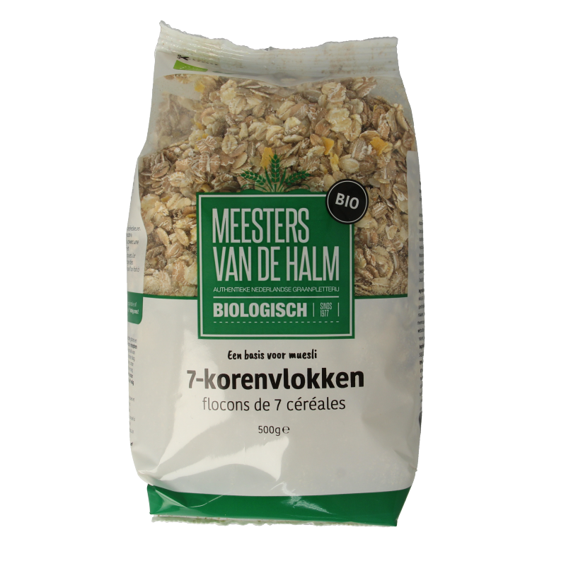 De Halm 7-Korenvlokken bio 500 Gram