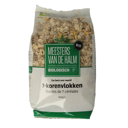 De Halm 7-Korenvlokken bio 500.00 Gram