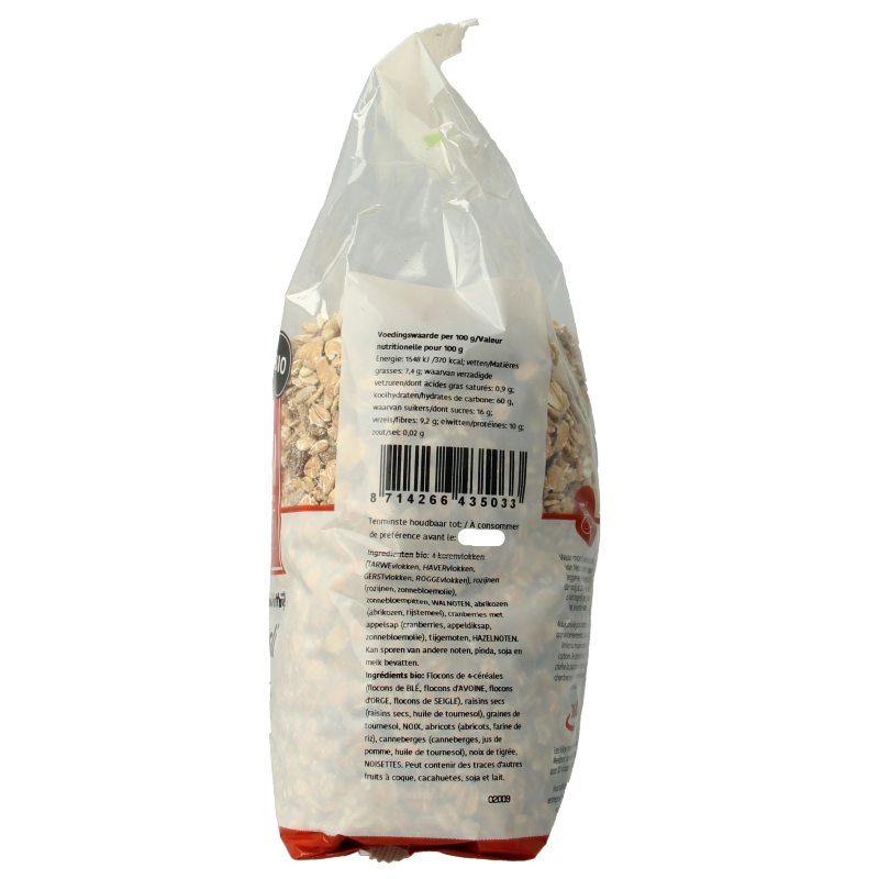 De Halm Muesli extra bio 750 Gram