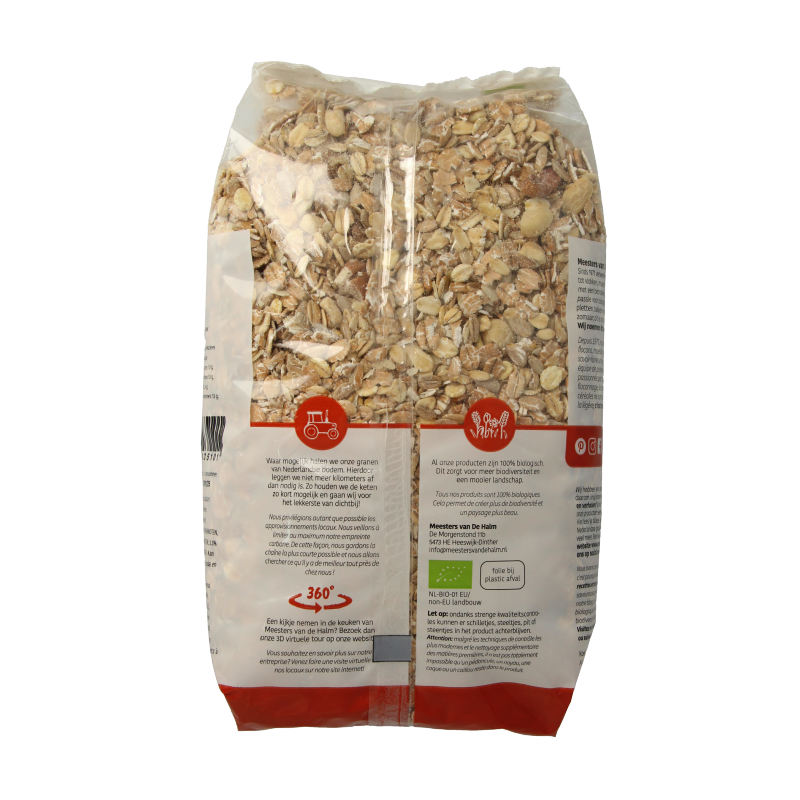 De Halm Muesli noten bio 750 Gram