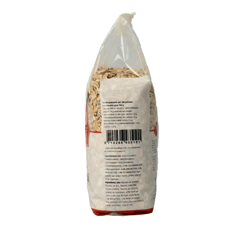 De Halm Muesli noten bio 750 Gram