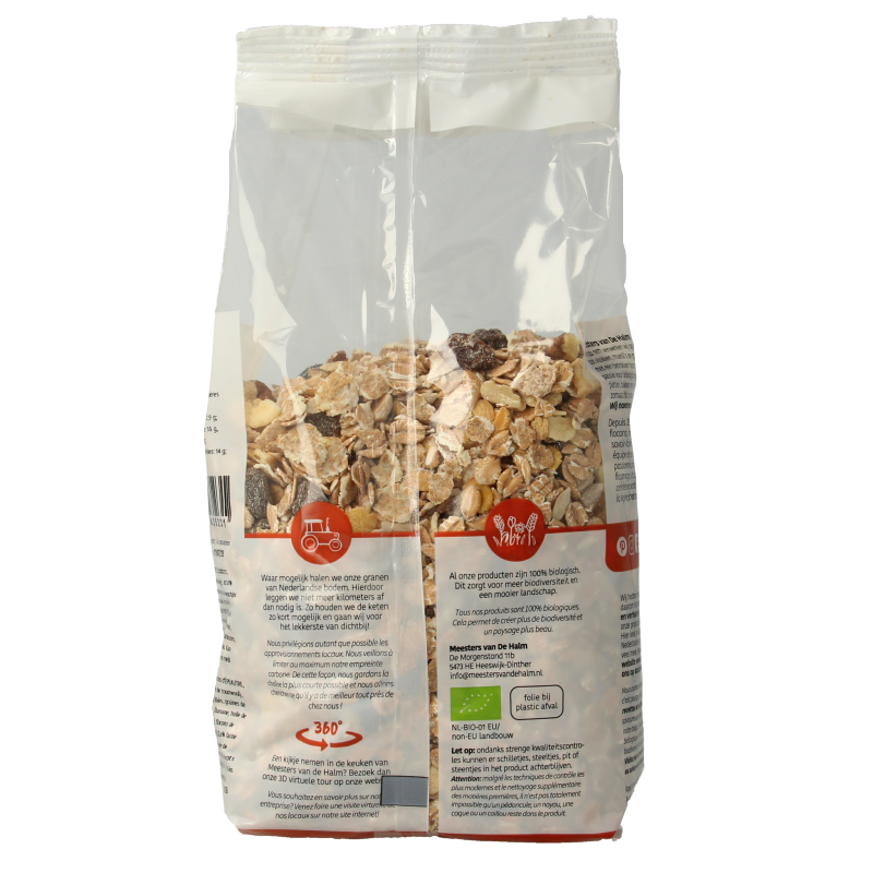 De Halm Muesli spelt extra rijk bio 575 Gram