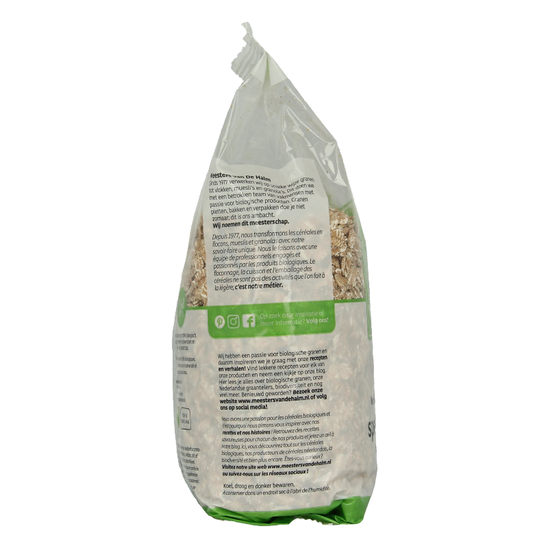 De Halm Speltvlokken bio 500 Gram