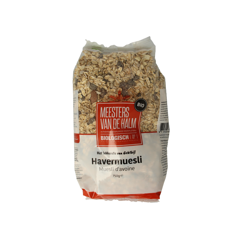 De Halm Havermuesli bio 750 Gram