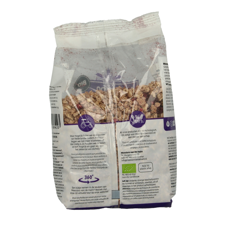 De Halm Haver crunchy fruit bio 450 Gram